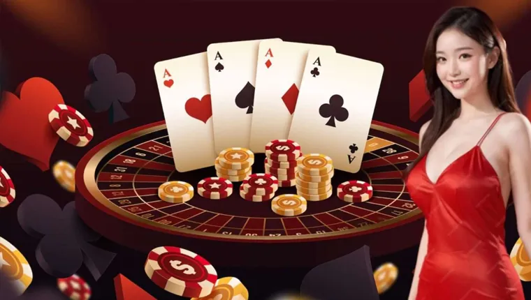 Hand with playing cards illustrating Blackjack strategies