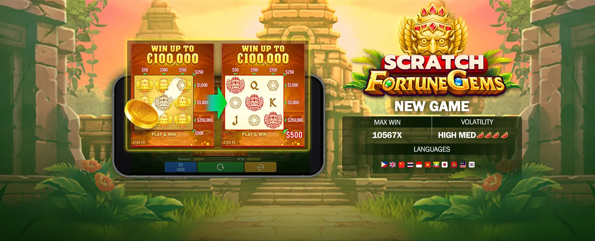 Sports betting action with various sports